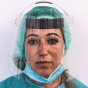 Nurse Savannah in full PPE